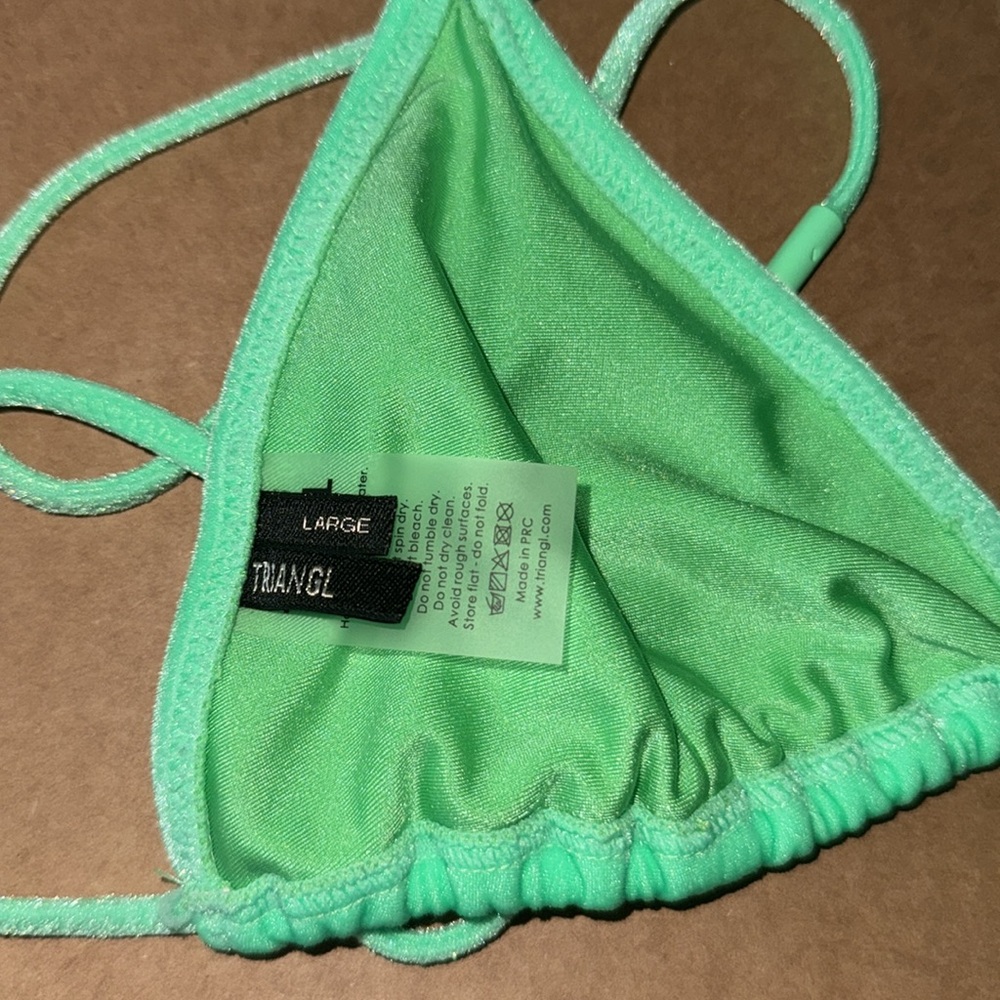 Triangl Swimwear lime Bikini Top - Picture 3 of 4